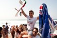 Julian Wilson (AUS) is chaired up the beach as the 2013 Mr Price Pro Ballito Champion.