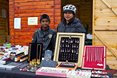 Neville Govender (Tongaat) and Janet Pillay (Tongaat) are selling some beautiful jewelry here at the Mr Price Pro Ballito 2013 beach festival.