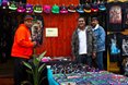 Devan Mudali (Verulam), Shashi Harihar (Verulam) and Kessy Govender (Verulam) have some amazing items on sale here at the Mr Price Pro Ballito 2013 beach festival.