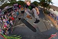 Monster Energy team rider Martin Stoffberg (DBN) put on another amazing skate demo today here at the Mr Price Pro Ballito 2013 beach festival.