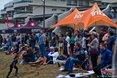 Crowds started to fill the beach to watch the much anticipated match up between the to South African boys Beyrick de Vries (DBN) and Jordy Smith (CPT)