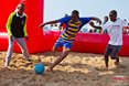 There was some insane beach soccer action here at the Mr Price Pro Ballito 2013 beach Festival