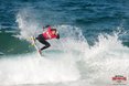 Jordy Smith (ZAF) had no problem posting the scores he needed to win his Round 1 heat.