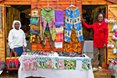 Mary Odunga (DBN) and Pamela Oloo (DBN) have all sorts of interesting things for sale in their hut here at the Mr Price Pro Ballito 2013 beach festival.