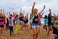 The Flash mob on the beach that was organized by the Sugar Dance studio was a great success here at the Mr Price Pro Ballito 2013 beach festival.