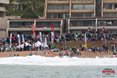 There was a good showing of support for the Beyrick de Vries VS Jordy Smith heat.