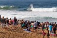 Julian Wilson (AUS) claimed 1st place infront of massive crowd.